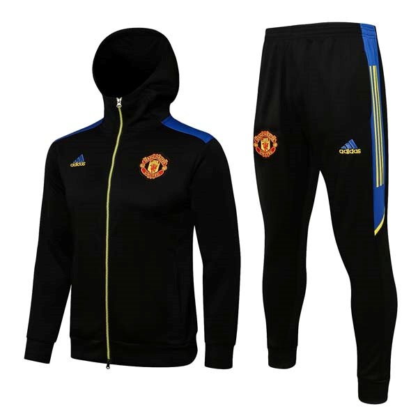 Felpa Cappuccio Manchester United 21/22 Nero